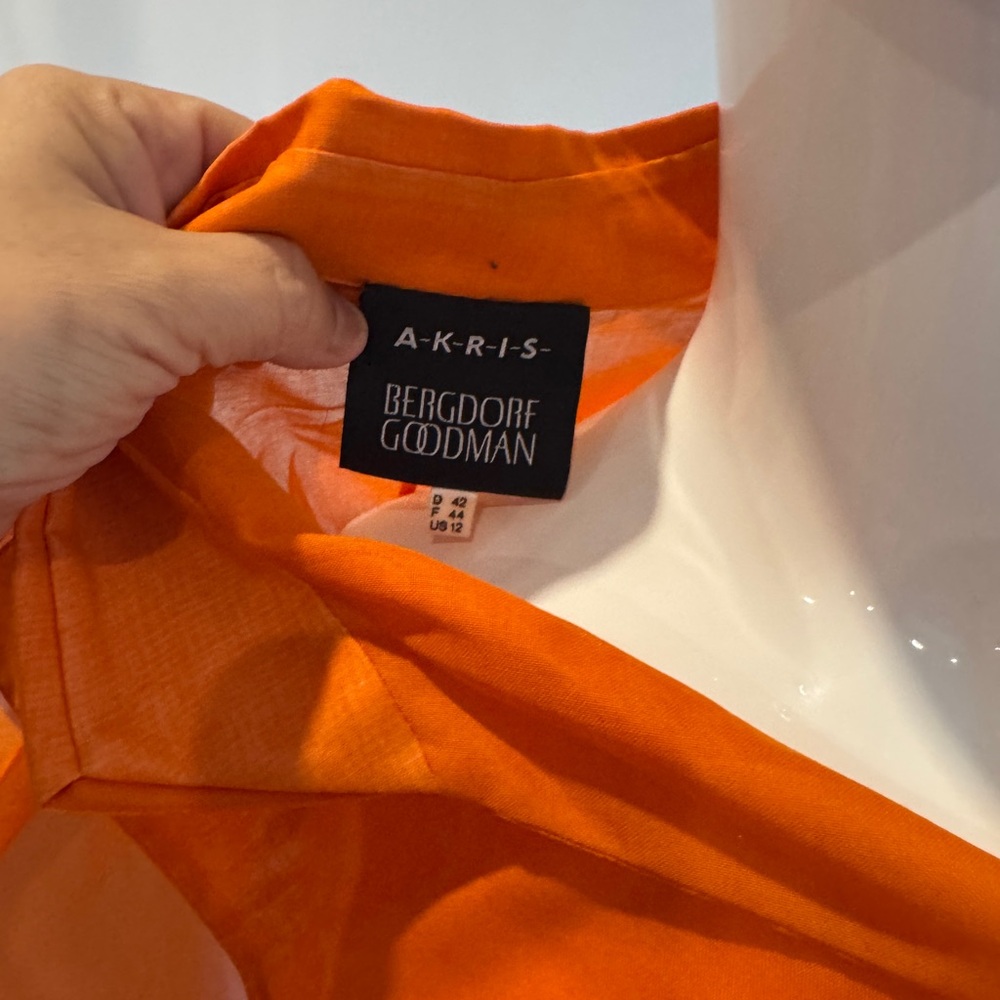 Akris Vibrant Orange Top